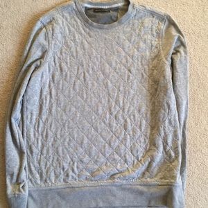 Banana Republic crew neck quilted sweater